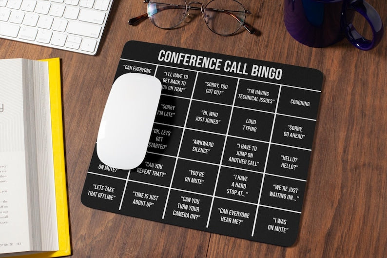 Conference Call Bingo Mouse Pad