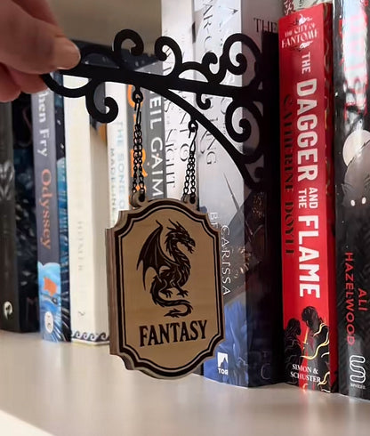 Bookshelf Tavern Sign