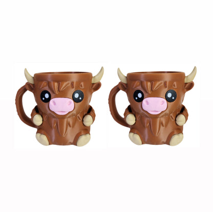 3D Printed Highland Cow Ice Cream Pint Holder