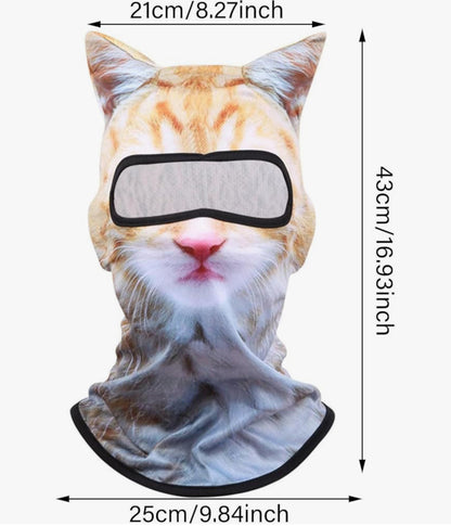 3D Cat Ski Mask