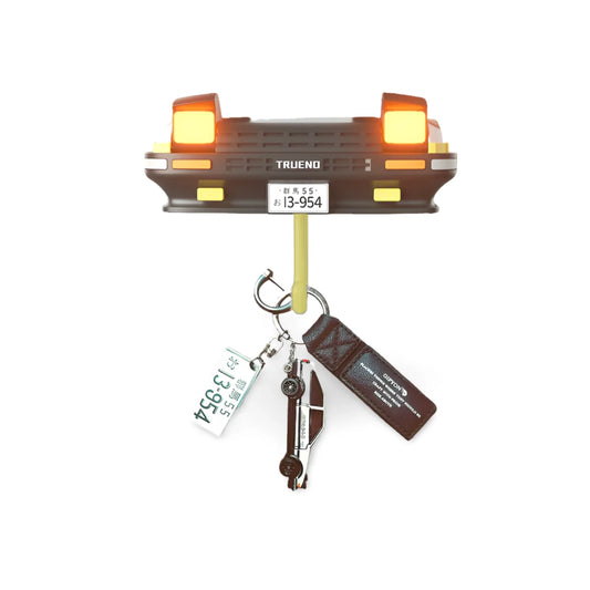 Car pop-up headlight key hook