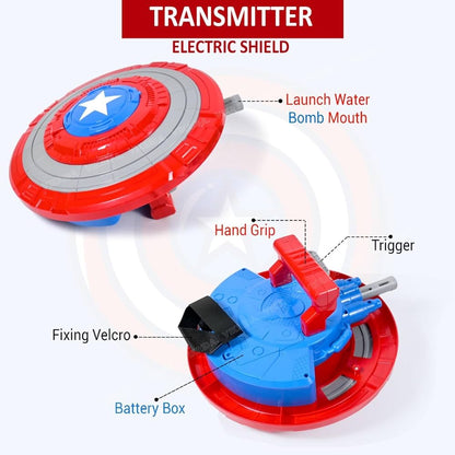 Marvel Captain America Blaster Reveal Shield