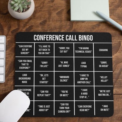 Conference Call Bingo Mouse Pad